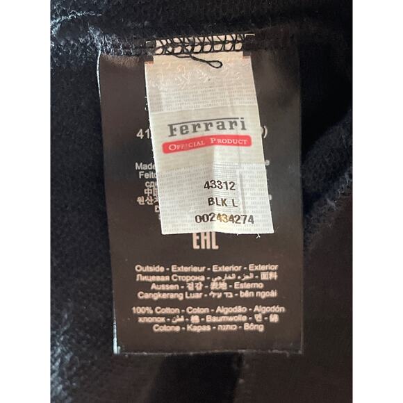 Ferrari Scuderia Jacket Mens Large Tracksuit Top Full Zip Official Product F1 L - Picture 7 of 7